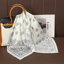 Load image into Gallery viewer, Luxury Polka Dot Silk Square Scarf Women Hijab Hair Bands Neckerchief Female Satin Shawl Ribbon Headband Fashion Wraps Bandana