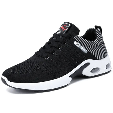 Men's Lightweight Running Shoes Designer Mesh Sneakers Lace-Up Sports Shoes