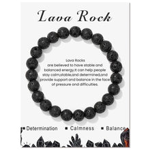 Load image into Gallery viewer, 2024 Fashion Natural Stone Bracelet – Amethyst, Tiger Eye, Garnet Elastic Band Jewelry