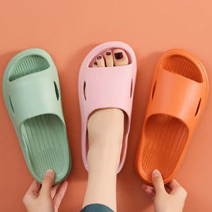 Non-Slip Lightweight Slides - Quick Dry Bathroom Beach Summer Eva Slippers