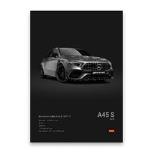 Load image into Gallery viewer, Famous Cars M5 918 GT3 Canvas Wall Art Print Poster G63 STO SLS Decorative Mural Modern Home Decor Birthday Gift Unframed