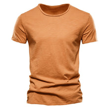 Load image into Gallery viewer, 100% Cotton Men T-shirt Casual Soft Fitness Summer Thin T-shirts Men's Home Clothes O-Neck Short Sleeve Soild T Shirt for Men