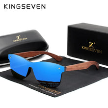 Load image into Gallery viewer, KINGSEVEN Polarized Wooden Sunglasses UV400 Fashion Eye Protection