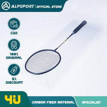 Load image into Gallery viewer, ALP LT 2Pcs/lot 100% Carbon Fiber Elastic 4U 30Lbs Racket Offensive and Defensive Professional Badminton Racket With Bag