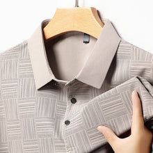 Load image into Gallery viewer, 2024 Men's New Printed Business Casual Short sleeved POLO Shirt Fashion Short sleeved Comfortable and Breathable Top
