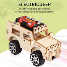 Load image into Gallery viewer, Small Electric Jeep Toy DIY Student Experiment Scientific Handmade Model