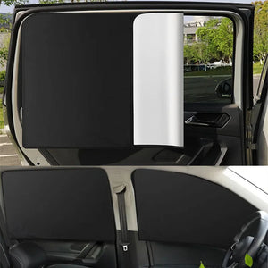 Double Sided Magnetic Car Sunshade Curtain Strong Sun Protection Summer Shade