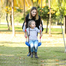 Load image into Gallery viewer, Rainbow Swing Set! Comfy Seat, Grows with Child (Indoor/Outdoor)