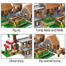 Load image into Gallery viewer, DIY Farm Cottage Village House Building Blocks Set – Compatible 21128 Gift