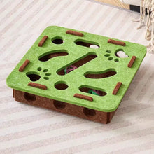 Load image into Gallery viewer, Pet Cat Puzzle Maze Holes Toys Felt Box With Bell Ball Kitten Playing Toys Interactive Funny  Cat Supplies