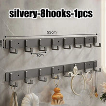 Load image into Gallery viewer, Household Wall Coat Rack Black Hooks For Hangging Clothes Towel Hanger Bathroom Robe Hook Heavy Duty Kitchen Accessories