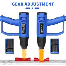 Load image into Gallery viewer, 2000W Electric Heat Gun Hot Air Gun, 300℃ and 600℃, 300-500L/Min, 3 Nozzles, 1.5s Heating, for Stripping Shrinking Varnish