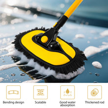 Load image into Gallery viewer, 15° Arc Retractable Car Cleaning Brush, Portable Brush Set with Storage Bag for RV, Truck and Camper Cleaning