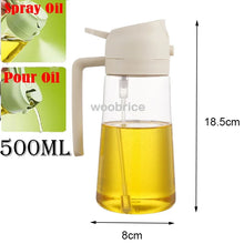 Load image into Gallery viewer, 2 in1 Plastic Kitchen Barbecue Cooking Oil Spray Bottle Olive Oil Dispenser Oil Jar Baking Vinegar Soy Sauce Spray Container