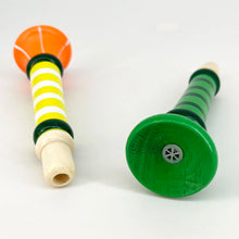 Load image into Gallery viewer, Wooden Trumpet Toy Horn Whistle - Kids Educational Montessori Musical Instrument