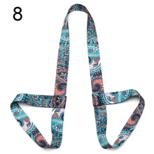 Load image into Gallery viewer, Nylon Colorful Straps Yoga Mat Strap Belt Adjustable Sports Sling Shoulder Carry Strap Belt Exercise Stretch Elastic Yoga Belt
