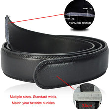 Load image into Gallery viewer, Famous Brand Luxury Leather Belt: Quality Men&#39;s Strap with Metal Automatic Buckle