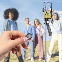 Load image into Gallery viewer, Selfie Stick 1.7 Meter Ultra Long Stretch Portable debounce Phone Holder Bluetooth Remote With Fill light Tripod Stand For Live