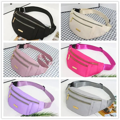 Women's Multi-Layer Sports Waist Bag Crossbody Fanny Pack for Outdoor Activities