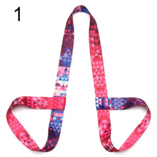 Load image into Gallery viewer, Nylon Colorful Straps Yoga Mat Strap Belt Adjustable Sports Sling Shoulder Carry Strap Belt Exercise Stretch Elastic Yoga Belt
