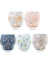 Load image into Gallery viewer, Baby Potty Training Pants - Cartoon Cotton TPU Waterproof Underwear, Reusable Diapers