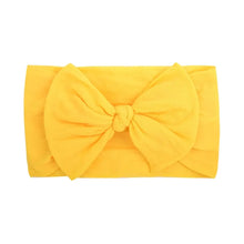 Load image into Gallery viewer, Set of 5 Baby Nylon Bow Headbands - Soft Elastic Hair Accessories