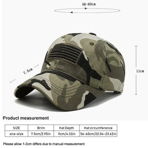 Flag Baseball Cap Tactical Operator Military Dad Hat Outdoor Snapback Sun Cap