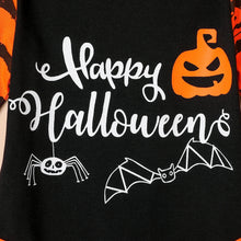 Load image into Gallery viewer, Autumn Winter 3PCS Baby Boys Long Sleeve Pumpkin Pantsuit Halloween Set + Hat