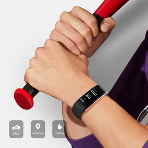 C6S Smart Bracelet: Blood Pressure, Heart Rate, Sleep & Fitness Tracker for Men/Women