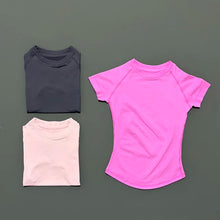 Load image into Gallery viewer, HISTELLO Impact Short Sleeve Top Seamless Yoga Leotard Clothing Women Gym T Shirts Workout Running Shirts Fitness Sports Vest