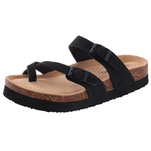 Load image into Gallery viewer, Comwarm Fashion Women's Suede Mules Slippers Men Clogs Cork Insole Sandals With Arch Support Outdoor Beach Slides Home Shoes