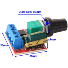 Load image into Gallery viewer, Mini DC Motor PWM Speed Controller 5V-35V 5A Adjustable Voltage Regulator Module