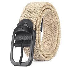 Load image into Gallery viewer, Men's Belt Casual Woven Elastic Belt Outdoor Sports Women's Belt No Need for Punching Climbing Work Belt For Men Women Fashion