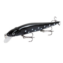 Load image into Gallery viewer, 1pc 4.52inch/0.49oz Plastic Simulation Lure, Minnow Hard Bait With 3 Treble Hooks, Artificial Bait For Pike Carp