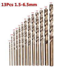 Load image into Gallery viewer, M35 Cobalt Metal Drill Straight Shank Twist Drill Bit Set HSS-Co Hole Opener Tool For Stainless Steel Metal Iron Woodworking