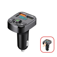 Load image into Gallery viewer, Car Fm Transmitter Bluetooth 5.0 Aux Handsfree Wireless Car Kit Dual Usb Car Charger Auto Radio Fm Modulator Mp3 Player Adapter