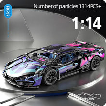 Load image into Gallery viewer, 1280PCS Racing Sport Car Model – Mechanical Speed Supercar Building Blocks Toy for Kids &amp; Adults