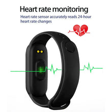 Load image into Gallery viewer, M6 Smart Watch Men Women Fitness Smart Bracelet Sports Band Heart Rate Blood Pressure Monitor Waterproof Multi-function Watches