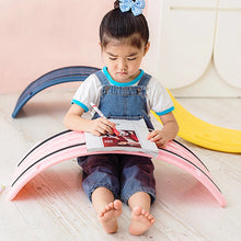 Load image into Gallery viewer, Twisting Balance Board Multifunctional Curved Wave Board Non Slip Balance Rocker Board Balance Trainer Board for Kids Children