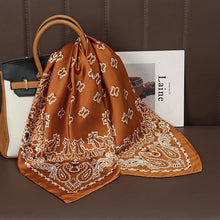 Load image into Gallery viewer, Luxury Polka Dot Silk Square Scarf Women Hijab Hair Bands Neckerchief Female Satin Shawl Ribbon Headband Fashion Wraps Bandana