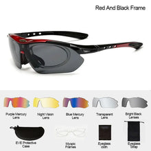 Load image into Gallery viewer, Cycling Sunglasses Sports Men Glasses Road Bicycle Glasses Mountain Bike Riding Protection Goggles Eyewear Women Sun Glasses