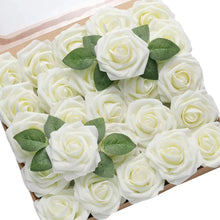 Load image into Gallery viewer, Foam Artificial Roses - 15/25/100pcs Fake Flowers for Wedding, Party &amp; Gift Décor