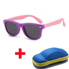 Load image into Gallery viewer, Baby Sunglasses with Glasses Box Boys Girls Outdoor Goggles Sun Glasses AC Lens Safety Glasses and Cases Gift for Kids