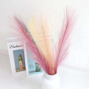 15pcs Artificial Pampas Grass Bouquet - Wedding, Home & Party Decoration Flowers