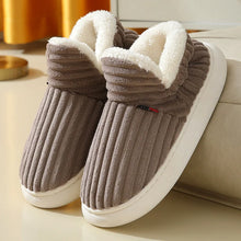 Load image into Gallery viewer, Evshine Soft Sole Slippers For Women Winter Fashion Women Fur Slippers Fuzzy Plush Men Slippers Warm Furry Women Cotton Shoes