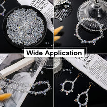 Load image into Gallery viewer, 300pcs Crystal Rondelle AB Gems Loose Beads Glass Crafts Jewelry DIY Kit