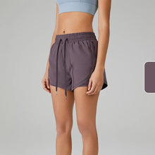 Load image into Gallery viewer, Yoga Shorts Women Fitness Top Spandex Neon Elastic Running Workout Short Leggings For Ladies Gym Sport Shorts Fitness Sportwear
