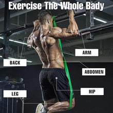 Load image into Gallery viewer, Resistance Bands Set 4 Levels Exercise Bands For Men Women Shape Body Gym Crossfit Fitness Muscle Strength Training Yoga Workout