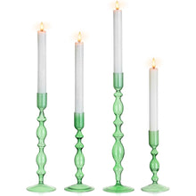 Load image into Gallery viewer, 3Pc/Set Glass Candle Holders Flower Vase Candlestick for Home Wedding Table Centerpiece Decoration