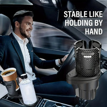 Load image into Gallery viewer, Adjustable Dual Cup Holder Car Mount Multifunction with Phone Holder Car Cup Expansion Adapter for Vehicle Cup Holers